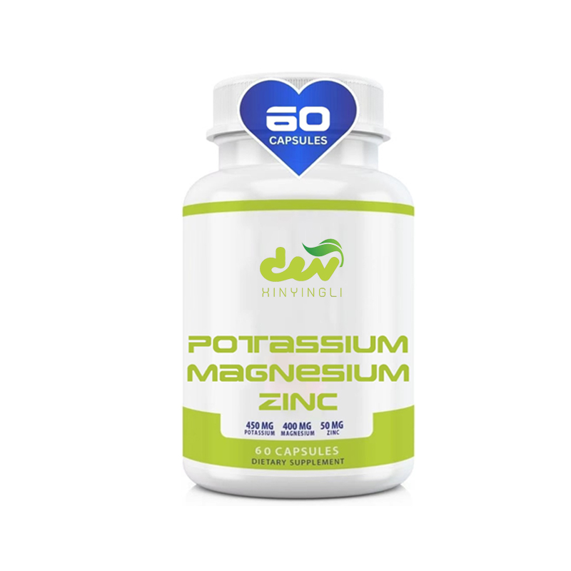 Zinc Supplement 50Mg - อาหารเสริมแมกนีเซียมและโพแทสเซียม - แมกนีเซียม 400 มก., โพแทสเซียม