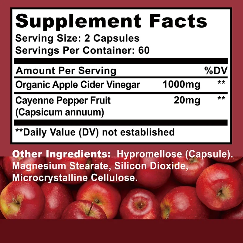 น้ําส้มสายชูแอปเปิ้ลไซเดอร์ -  - Apple Cider Vinegar Pill บทวิจารณ์และราคา