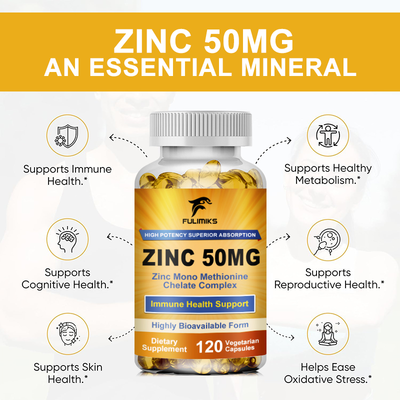 แคปซูลสังกะสีบริสุทธิ์ระดับพรี - Zinc Supplement 50Mg บทวิจารณ์และราคา