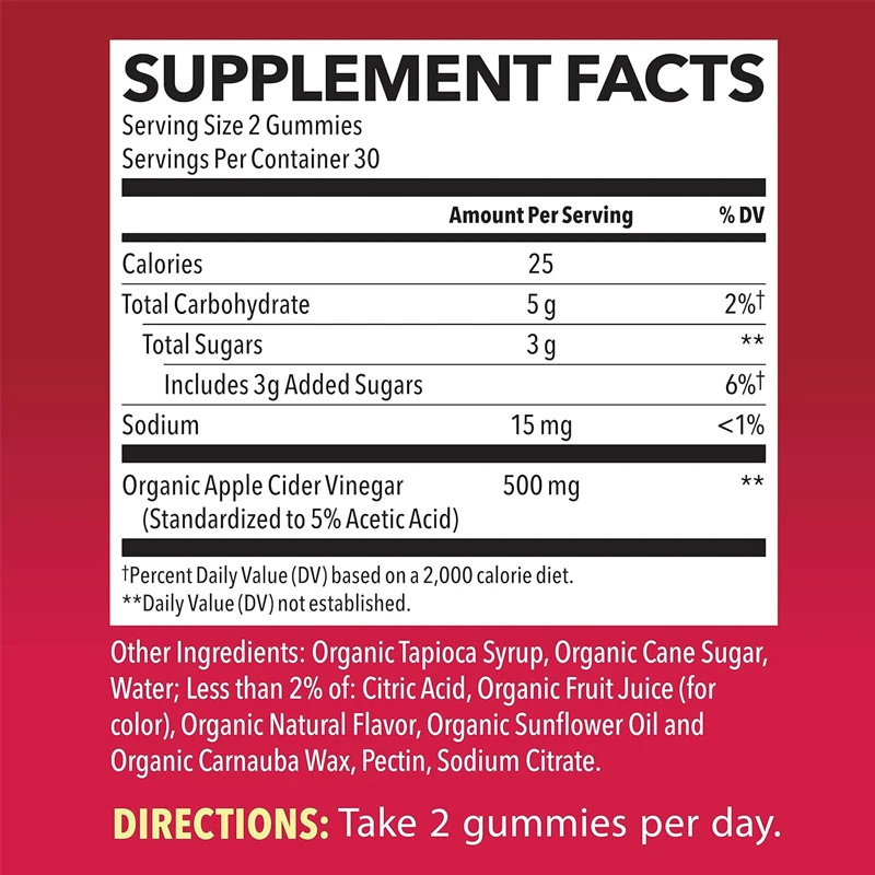 เยลลี่น้ำส้มสายชูหมักจากแอปเปิ - Apple Cider Vinegar Pill บทวิจารณ์และราคา