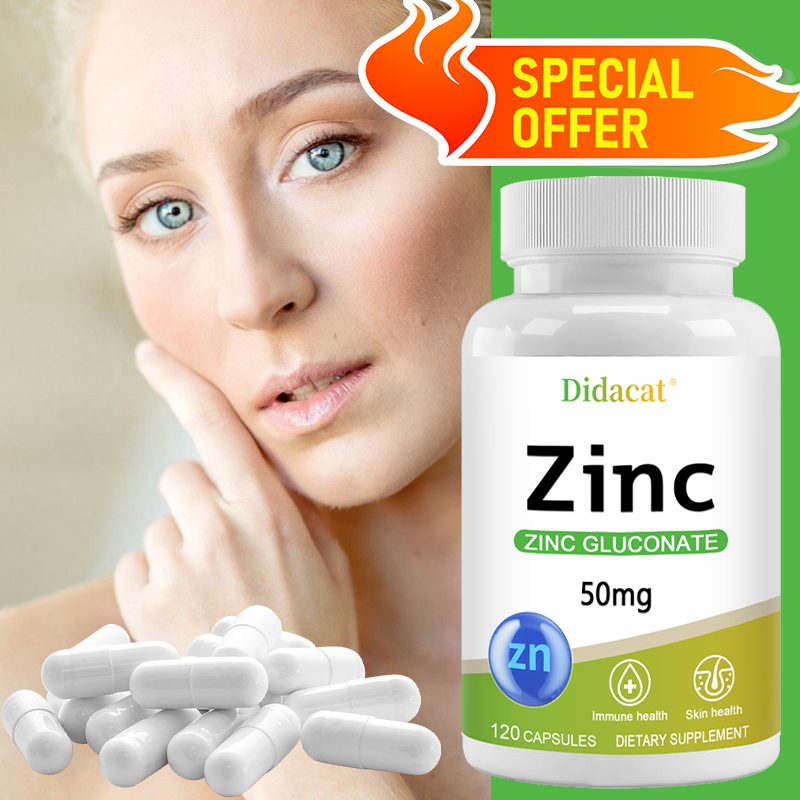 ซิงค์กลูโคเนตแคปซูล 50 มก. แร่ - Zinc Supplement 50Mg บทวิจารณ์และราคา