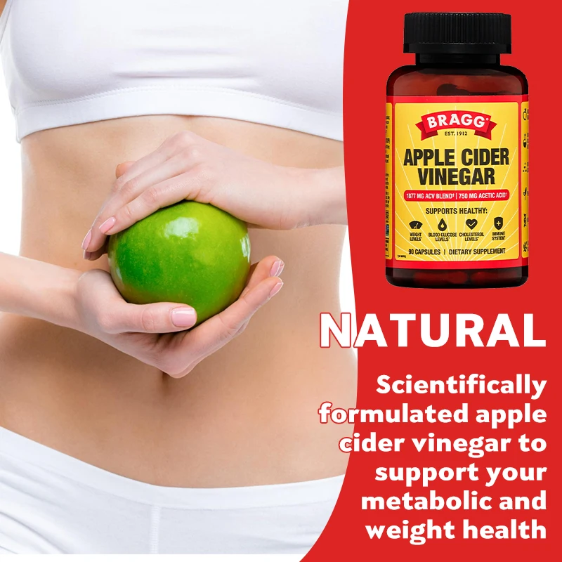 Bragg น้ําส้มสายชูแอปเปิ้ลไซเด - Apple Cider Vinegar Pill บทวิจารณ์และราคา