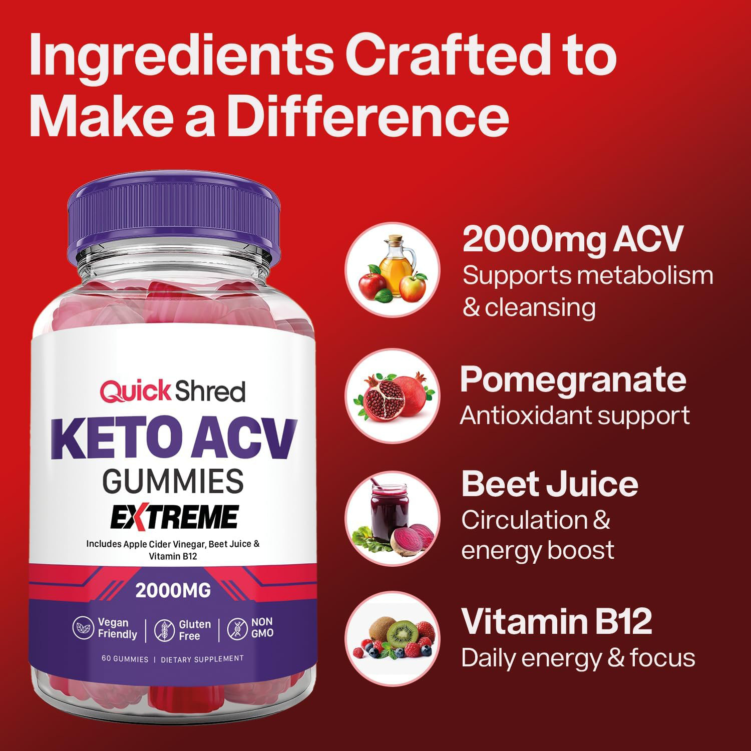 กัมมี่น้ำส้มสายชูหมักจากแอปเปิ - Apple Cider Vinegar Pill บทวิจารณ์และราคา
